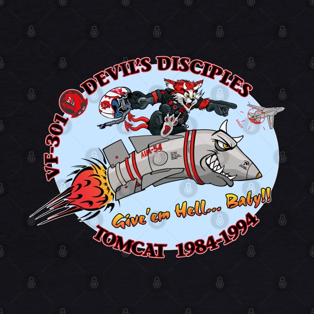 VF-301 Devil's Disciples Nose Art by MBK